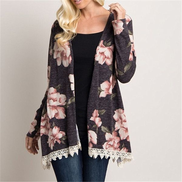 cardigan women 2019 vintage floral printed lace patchwork cardigan autumn long sleeve casual sweater outwear plus size xxl, White
cardigan women 2019 vintage floral printed lace patchwork cardigan autumn long sleeve casual sweater outwear plus size xxl, White