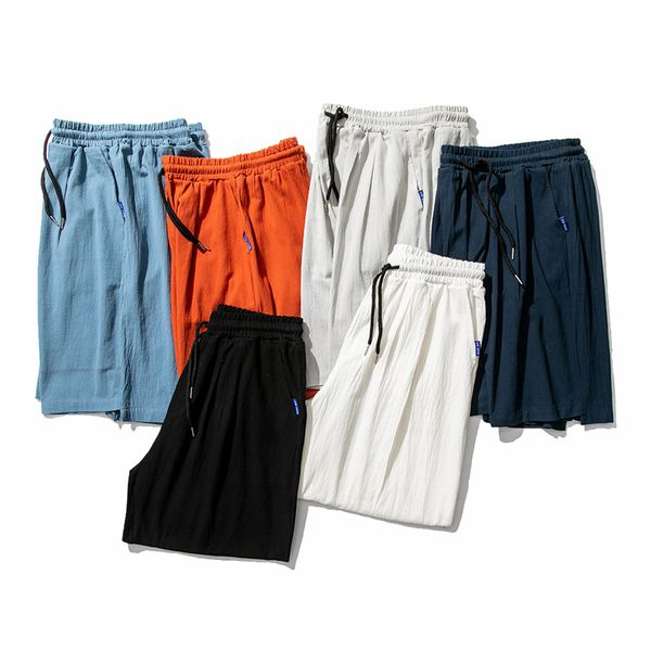 summer simple japanese trend men's cotton and linen shorts chinese style leisure linen loose casual pants beach pants, White;black
summer simple japanese trend men's cotton and linen shorts chinese style leisure linen loose casual pants beach pants, White;black