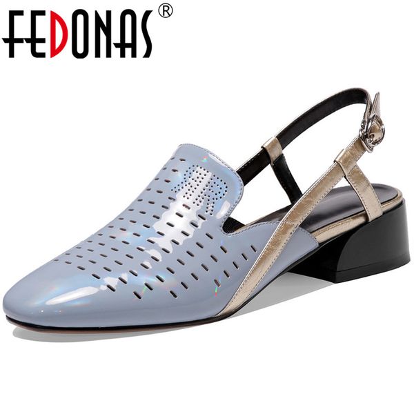 fedonas back strap square toe women sandals new genuine leather fahion thick heels pumps summer party casual shoes woman heels, Black
fedonas back strap square toe women sandals new genuine leather fahion thick heels pumps summer party casual shoes woman heels, Black