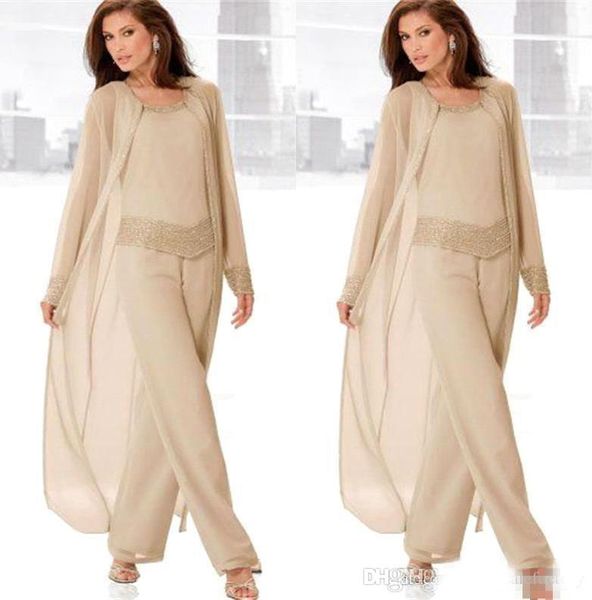 champagne three piece mother of the bride pant suits with long jackets long sleeves beaded chiffon mother plus size wedding guest dress, Black;red
champagne three piece mother of the bride pant suits with long jackets long sleeves beaded chiffon mother plus size wedding guest dress, Black;red