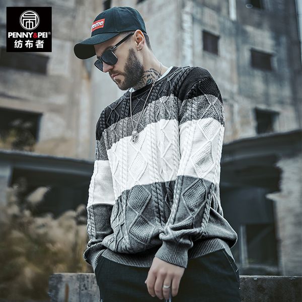 winter mens sweaters 2019 casual men's scold blouse o-neck contrast stitching mens sweaters pullovers homme large size xl-6xl, White;black
winter mens sweaters 2019 casual men's scold blouse o-neck contrast stitching mens sweaters pullovers homme large size xl-6xl, White;black