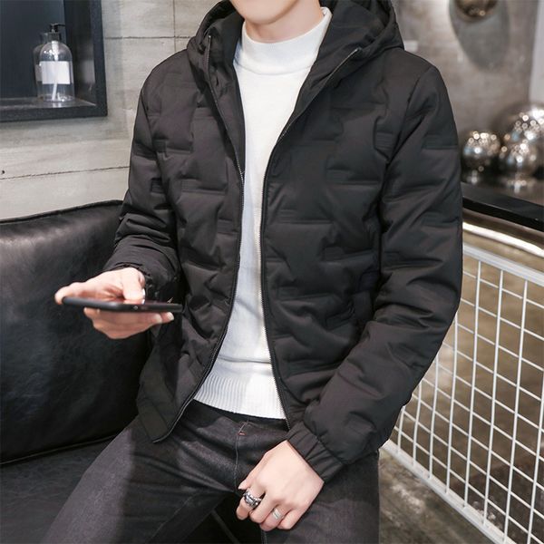 2019 new style winter coat fashion casual light warm hooded short down jacket men's wear 80% white duck down, Black
2019 new style winter coat fashion casual light warm hooded short down jacket men's wear 80% white duck down, Black