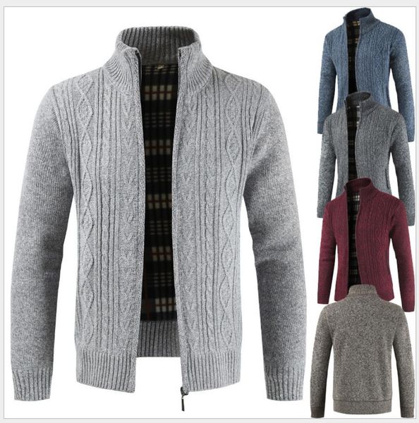 ms fashion thicken sweatshirt men cardigan sweaters zipper design stand collar long sleeve slim fit for man 2019, White;black
ms fashion thicken sweatshirt men cardigan sweaters zipper design stand collar long sleeve slim fit for man 2019, White;black