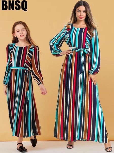 muslim girls abaya striped maxi dress belt hijab children's wear family matching outfits kimono long robes eid ramadan islamic, Red
muslim girls abaya striped maxi dress belt hijab children's wear family matching outfits kimono long robes eid ramadan islamic, Red