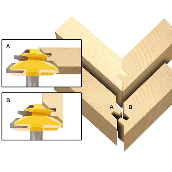 new 1/2" stock max 3/8" min router bit 1/4" shank 1-3/8" tool bit small lock miter woodworking tools dremel accessories
new 1/2" stock max 3/8" min router bit 1/4" shank 1-3/8" tool bit small lock miter woodworking tools dremel accessories