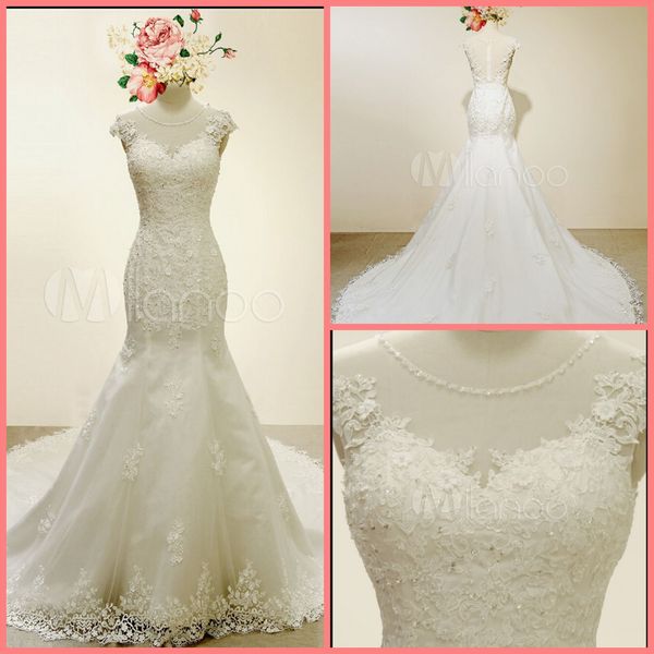 robe de mariage white mermaid wedding dresses 2019 cap sleeve scoop neckline sheer back court train real picture bride gowns sale
robe de mariage white mermaid wedding dresses 2019 cap sleeve scoop neckline sheer back court train real picture bride gowns sale