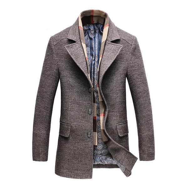 2018 autumn winter new men's long wool coat business casual fashion men woolen slim windbreaker jacket brand clothes, Black
2018 autumn winter new men's long wool coat business casual fashion men woolen slim windbreaker jacket brand clothes, Black