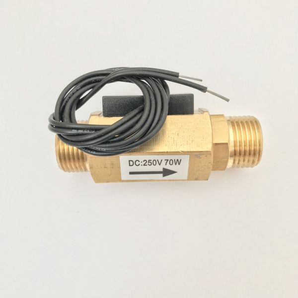 

usm-fs83ta normally open circuit magnetic flow switch 70w max load dc250v ac220v max reliable bsp g 3/8" male made of brass