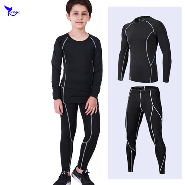 2 pcs compression kids sport suit quick dry running set boy sportswear clothing gym fitness tracksuits long sleeve shirts+pants, Black;blue
2 pcs compression kids sport suit quick dry running set boy sportswear clothing gym fitness tracksuits long sleeve shirts+pants, Black;blue