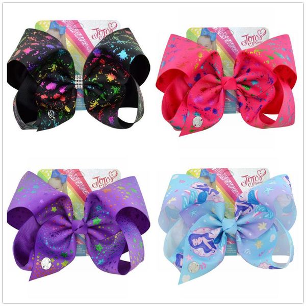 8" jojo bows for girls jojo siwa large shining unicorn bow-knot printed hair bows with clips bowknot handmade hair accessories, Slivery;white
8" jojo bows for girls jojo siwa large shining unicorn bow-knot printed hair bows with clips bowknot handmade hair accessories, Slivery;white