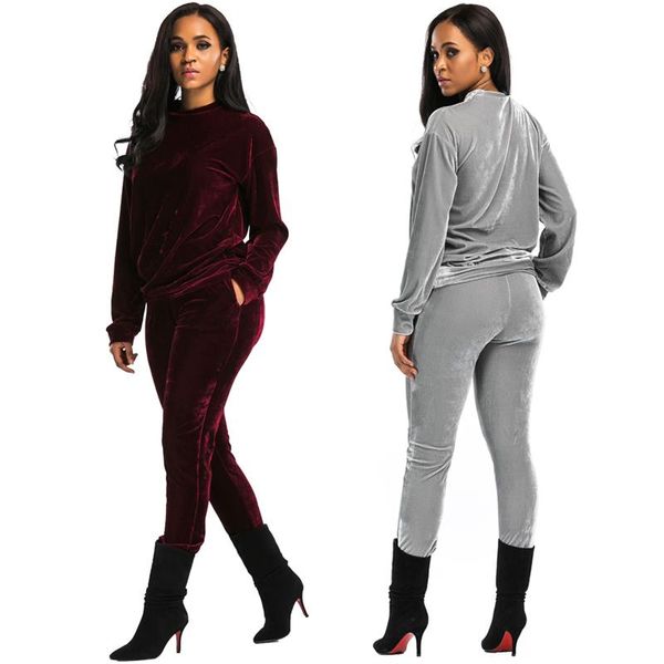 women autumn winter velvet set warm velour tracksuit 2 piece sets velours suit female valuable female fashion kawaii, Gray
women autumn winter velvet set warm velour tracksuit 2 piece sets velours suit female valuable female fashion kawaii, Gray