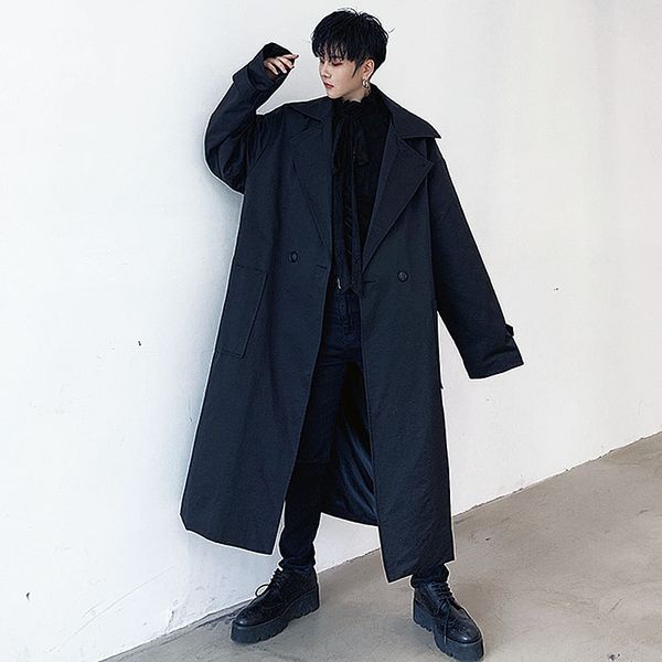 men loose casual long windbreaker coat outerwear male women spring autumn vintage streetwear hip hop trench jacket overcoat, Tan;black
men loose casual long windbreaker coat outerwear male women spring autumn vintage streetwear hip hop trench jacket overcoat, Tan;black
