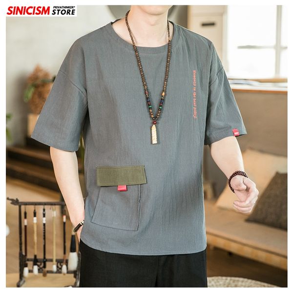 sinicism store o-neck male pockets men's tshirts style 2020 clothing loose men o-neck t-shirts summer chinese oversized tees pxtcm
sinicism store o-neck male pockets men's tshirts style 2020 clothing loose men o-neck t-shirts summer chinese oversized tees pxtcm