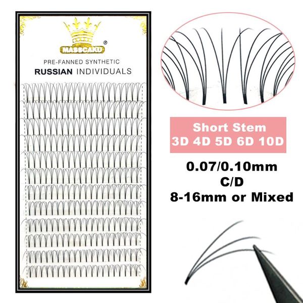 masscaku lashes premade volume wide fans 3d/4d/5d/6d/10d short stem russian volume professional eyelash extensions faux mink
masscaku lashes premade volume wide fans 3d/4d/5d/6d/10d short stem russian volume professional eyelash extensions faux mink