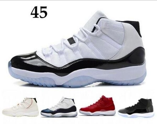 concord 45 11s xi platinum tint men basketball shoes 11 bred space jam cap and gown prm women sports sneakers us 5.5-13
concord 45 11s xi platinum tint men basketball shoes 11 bred space jam cap and gown prm women sports sneakers us 5.5-13