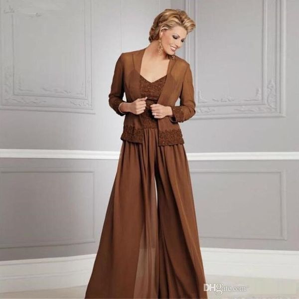 v neck spaghetti mother of the bride pant suits chiffon women evening party dress with jacket long sleeves wedding guest gowns, Black;red
v neck spaghetti mother of the bride pant suits chiffon women evening party dress with jacket long sleeves wedding guest gowns, Black;red