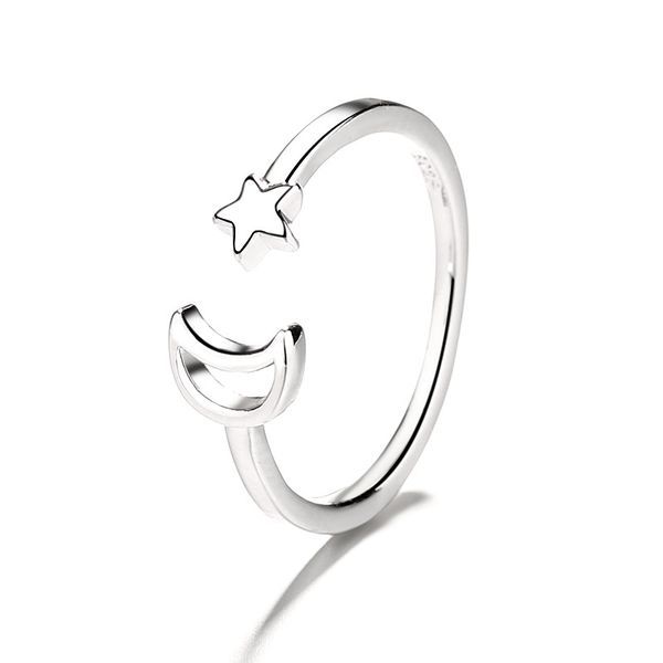 925 sterling silver fashion wedding jewelry adjustable star moon for women finger ring jz487, Slivery;golden
925 sterling silver fashion wedding jewelry adjustable star moon for women finger ring jz487, Slivery;golden