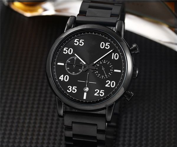 new arrive chronograph six needles small needles work mens steel belt watches ar brand classic luxury fashion men r quartz watches, Slivery;brown
new arrive chronograph six needles small needles work mens steel belt watches ar brand classic luxury fashion men r quartz watches, Slivery;brown