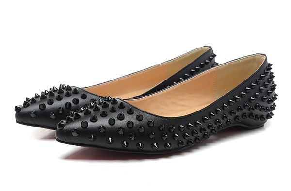 2019 brand glitter red bottom spiked flat shoes women luxury red sole shoes sequins heels party wedding shoes pointed toe pumps, Black
2019 brand glitter red bottom spiked flat shoes women luxury red sole shoes sequins heels party wedding shoes pointed toe pumps, Black