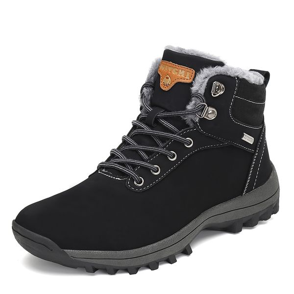 fashion winter boots men warm plush safety shoes outdoor men shoes ankle boots waterproof snow botas zapatos de hombre, Black
fashion winter boots men warm plush safety shoes outdoor men shoes ankle boots waterproof snow botas zapatos de hombre, Black
