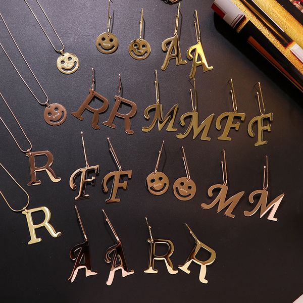 good quality stainless steel aphabet letter drop earrings for women fashion personality dangle pendientes, Silver
good quality stainless steel aphabet letter drop earrings for women fashion personality dangle pendientes, Silver