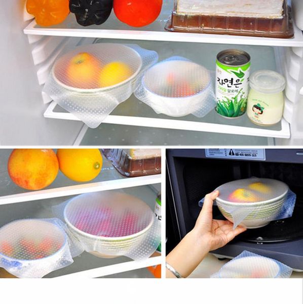 2018 4pcs food fresh keeping film multifunctional food grade silicone wrap reusable transparent kitchen tools silicone food wraps seal cover
2018 4pcs food fresh keeping film multifunctional food grade silicone wrap reusable transparent kitchen tools silicone food wraps seal cover