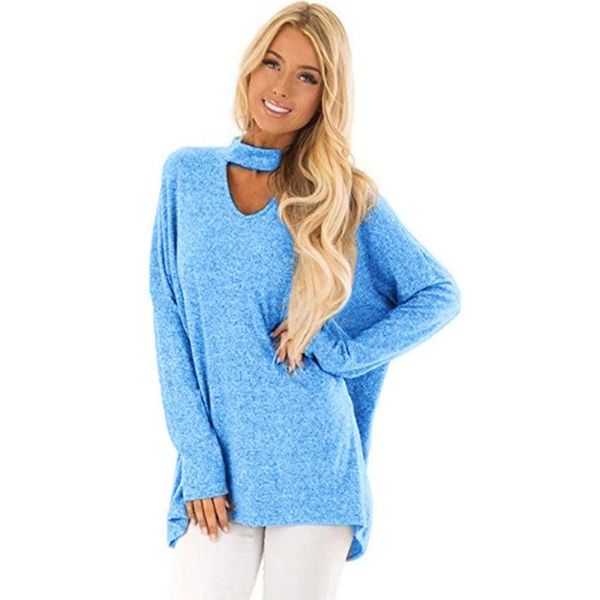 women sweater autumn halter fashion solid color pullovers female sweater loose wild long sleeve kintted sweaters 3xl, White;black
women sweater autumn halter fashion solid color pullovers female sweater loose wild long sleeve kintted sweaters 3xl, White;black