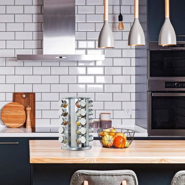 stainless steel rotating seasoning rack 20 bottles seasoning rack glass bottle rack kitchen storage supplies other kitchen tools
stainless steel rotating seasoning rack 20 bottles seasoning rack glass bottle rack kitchen storage supplies other kitchen tools