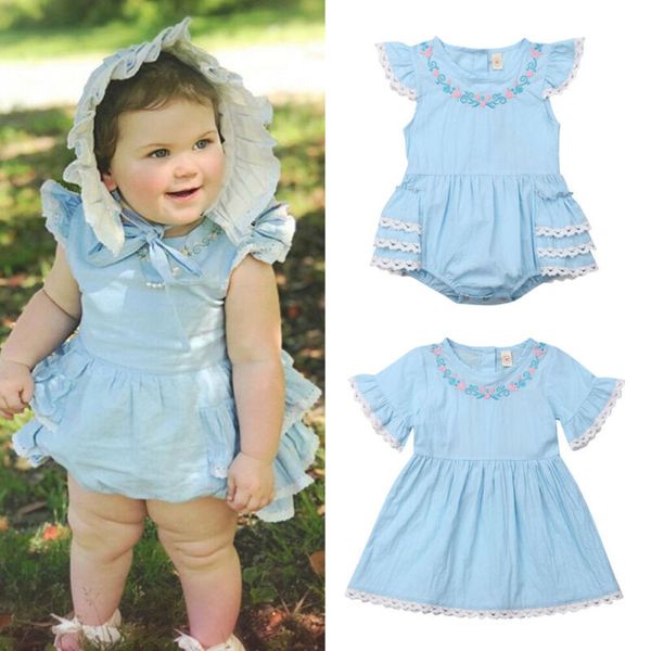 0-4 years baby sisters clothes blue baby girls rompers short sleeve summer dress for girls bodysuit children toddler clothing, Red;yellow
0-4 years baby sisters clothes blue baby girls rompers short sleeve summer dress for girls bodysuit children toddler clothing, Red;yellow