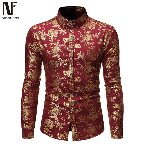 autumn wear long sleeve shirts male floral blouse party clothes big size man turn-down collar brand men shirt, White;black
autumn wear long sleeve shirts male floral blouse party clothes big size man turn-down collar brand men shirt, White;black