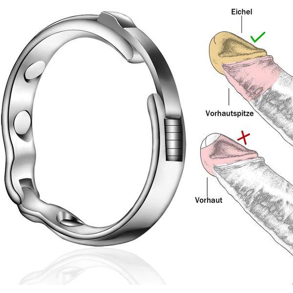 stainless steel magnetic therapy cock ring for foreskin prepuce promote blood circulation
stainless steel magnetic therapy cock ring for foreskin prepuce promote blood circulation