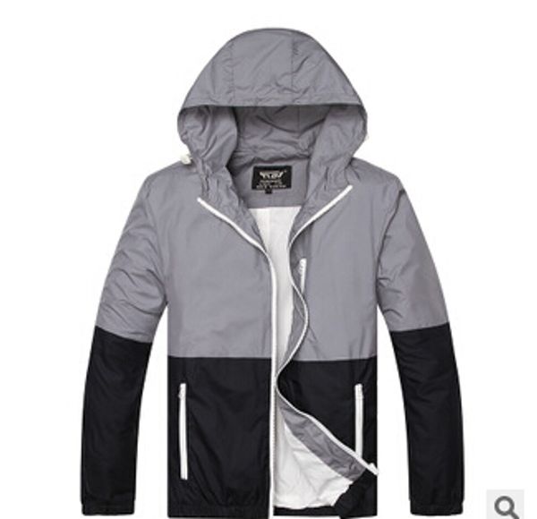 men new thin splice camouflage fashion trend hoodies outdoor sport skateboard jackets hip hop coat men/women hooded windbreaker, Black;brown 
men new thin splice camouflage fashion trend hoodies outdoor sport skateboard jackets hip hop coat men/women hooded windbreaker, Black;brown