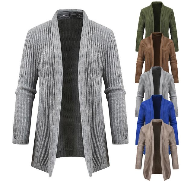 fashion mens sweater jackets casual solid knit trench coat jackets cardigan long sleeve outwear windbreaker jaqueta masculina, White;black
fashion mens sweater jackets casual solid knit trench coat jackets cardigan long sleeve outwear windbreaker jaqueta masculina, White;black