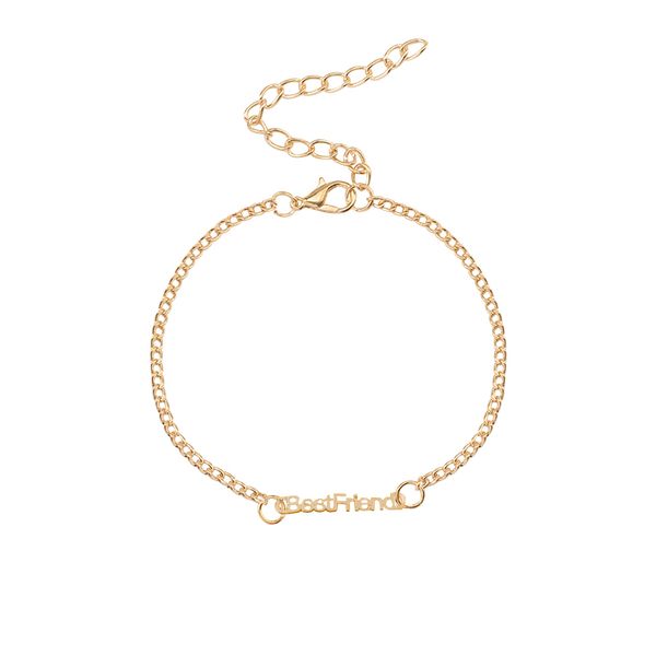fashionable simple letter bracelet bohemian bbf girl gold black lady friends pendant alloy good friends friendship jewelry gift, Golden;silver
fashionable simple letter bracelet bohemian bbf girl gold black lady friends pendant alloy good friends friendship jewelry gift, Golden;silver