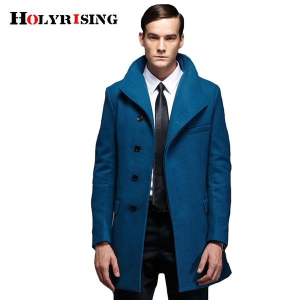 holyrising men wool coats casual long coats and jackets stand collar overcoat classic coat mens cloth 4 clours m-4xl 18636-5, Black
holyrising men wool coats casual long coats and jackets stand collar overcoat classic coat mens cloth 4 clours m-4xl 18636-5, Black