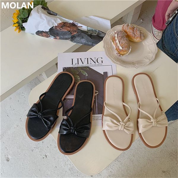 slippers molan designers 2021 summer butterfly-knot narrow band flat leather loafers shoes women mules flip flops, Black
slippers molan designers 2021 summer butterfly-knot narrow band flat leather loafers shoes women mules flip flops, Black