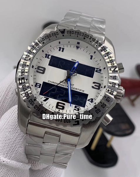 new aerospace professional b50 eb5510h2.be79.181e white dial quartz chronograph mens watch electronic&analog lcd digital display steel band, Slivery;brown
new aerospace professional b50 eb5510h2.be79.181e white dial quartz chronograph mens watch electronic&analog lcd digital display steel band, Slivery;brown