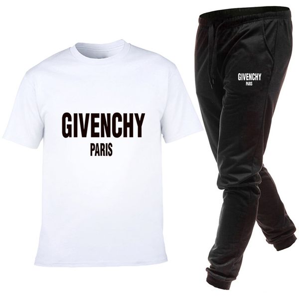 brand fashion designer boutique men's short sleeves and long pants leisure sportswear mail s-3xl no.8s, White
brand fashion designer boutique men's short sleeves and long pants leisure sportswear mail s-3xl no.8s, White