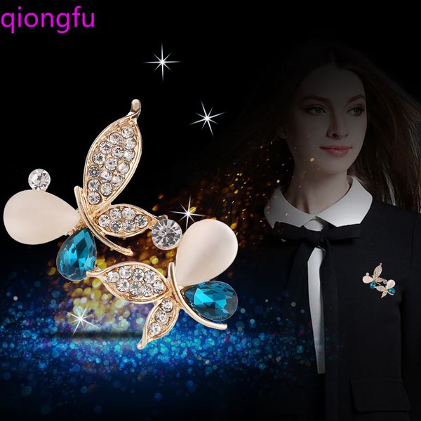 qiongfu opal butterfly brooch korean women's corsage pin sweater shirt suit accessories teacher's day gift, Gray
qiongfu opal butterfly brooch korean women's corsage pin sweater shirt suit accessories teacher's day gift, Gray