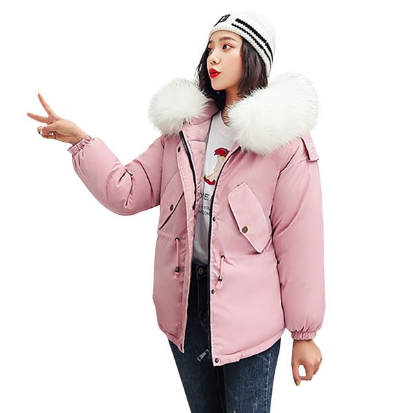 women's parkas women hooded solid outwear warm long thick fur cotton parka slim long sleeve pockets hooded coat sale, Black
women's parkas women hooded solid outwear warm long thick fur cotton parka slim long sleeve pockets hooded coat sale, Black