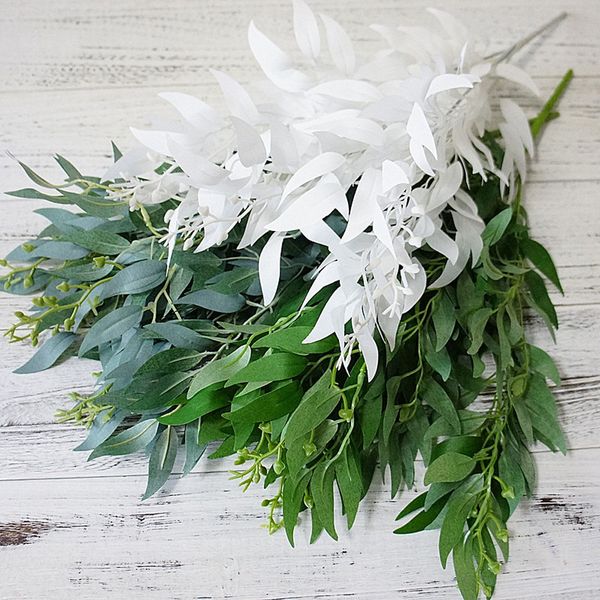 simulation bundle 5 fork green artificial leaves large eucalyptus leaf plants wall material decorative fake plants party decor
simulation bundle 5 fork green artificial leaves large eucalyptus leaf plants wall material decorative fake plants party decor