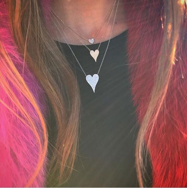 100% 925 sterling silver micro pave cz heart necklace shiny cubic zirconia valentines gift for lover elegance romantic jewelry
100% 925 sterling silver micro pave cz heart necklace shiny cubic zirconia valentines gift for lover elegance romantic jewelry
