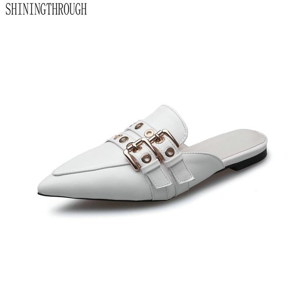 2019 summer fashion erogenous metal buckles women slippers black white 2color women casual party shopping slippers
2019 summer fashion erogenous metal buckles women slippers black white 2color women casual party shopping slippers