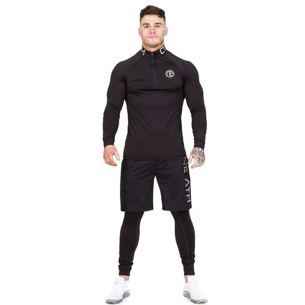 new style muscular men brothers sports set men's fitness suit two-piece set trousers long-sleeve suit elasticity tights, White;black
new style muscular men brothers sports set men's fitness suit two-piece set trousers long-sleeve suit elasticity tights, White;black