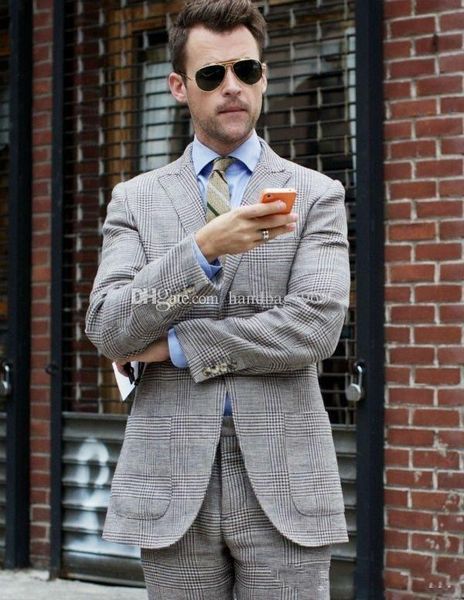 grey plaid groom tuxedos peak lapel groomsmen mens suits wedding/prom/dinner blazer (jacket+pants+tie) k343, Black;gray
grey plaid groom tuxedos peak lapel groomsmen mens suits wedding/prom/dinner blazer (jacket+pants+tie) k343, Black;gray