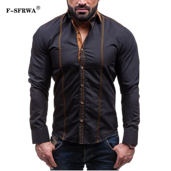 f-sfrwa men shirt brand 2019 male large size long sleeve shirts casual hit color slim fit black mens dress shirts large size 4xl, White;black
f-sfrwa men shirt brand 2019 male large size long sleeve shirts casual hit color slim fit black mens dress shirts large size 4xl, White;black
