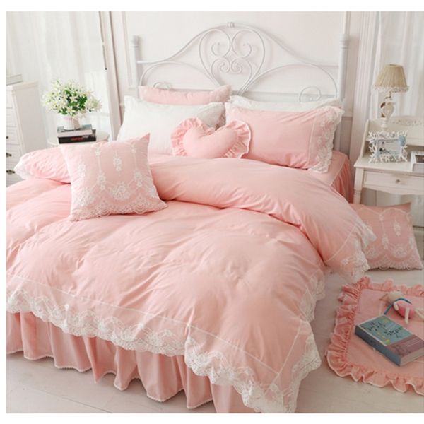 korean princess style cotton bedding no filling duvet cover set 3/4pcs twin full king size lace bed skirt ing
korean princess style cotton bedding no filling duvet cover set 3/4pcs twin full king size lace bed skirt ing