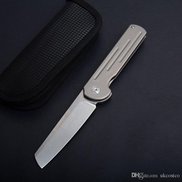 Utility gear Razor Folding Blade Knife D2 58-60HRC Blade Titanium Handle Tactical Folder EDC Pocket Collection Gift Tool Knives P849F
Utility gear Razor Folding Blade Knife D2 58-60HRC Blade Titanium Handle Tactical Folder EDC Pocket Collection Gift Tool Knives P849F