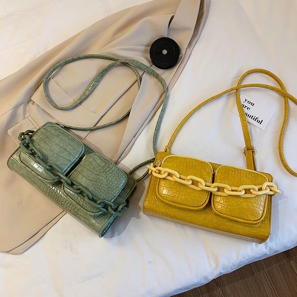brand original design 2020 new popular texture chain square bag fresh girl joker messenger bag
brand original design 2020 new popular texture chain square bag fresh girl joker messenger bag