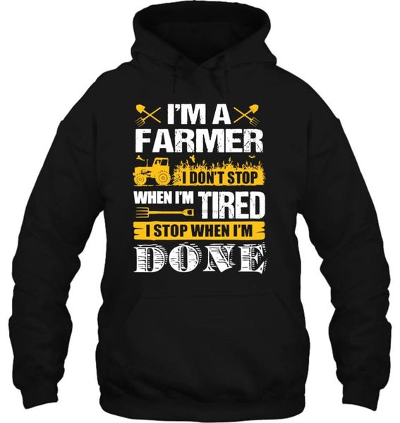 men hoodie brand shirt i don t swhen i m done farming farmers women streetwear, Black
men hoodie brand shirt i don t swhen i m done farming farmers women streetwear, Black